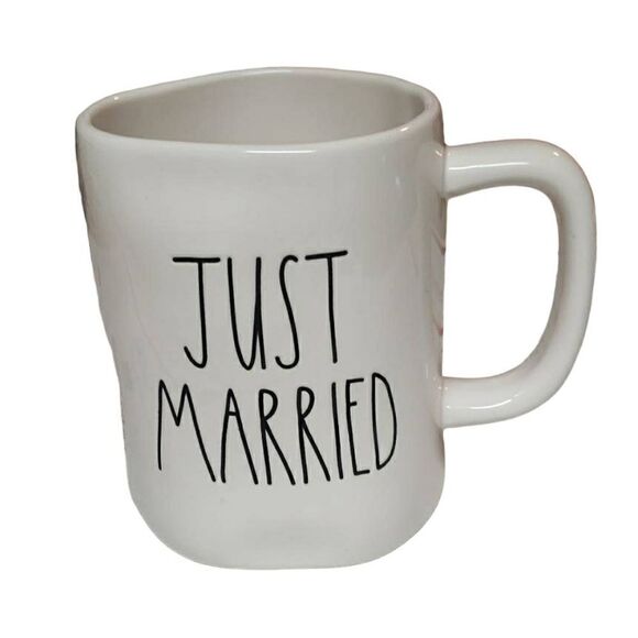 Rae Dunn JUST MARRIED Mug - Picture 1 of 4